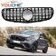 AMG GT R style front grille mesh hood for Mercedes Benz GLC class W253 X253 2016-2019  W253 ABS grill
