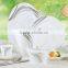 61 pcs bone china dinner set with golden decal and the good quality