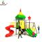 Outdoor playground equipment swing and slide for kids