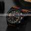 VAVA VOOM VA-204 Simple Analog Quartz Watch Wholesale Leather Strap Calendar Fashionable Watches Men Wrist