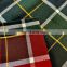 Bright color twill for men's and women's jackets and pants Unique style American style plaid cotton fabric