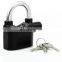 U-shape Security Alarm Lock Motorcycle Anti-theft Bicycle Metal Double Lock Beam Padlock