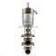 Food grade sms sanitary pneumatic reversing valve divert seat valve