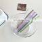 Amazon Hot Sales Colored Eco Reusable Transparent Smoothie  Glass Straws Clear High Borosilicate Straws Glass Drinking Straws