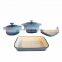 4pcs enamel non stick cast iron cookware