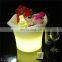 nightclub bars LED large plastic ice bucket for beer wine  decorative Luminous Multi Color Changing Plastic Led Beer Ice Bucket