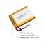 China Li-ion Cell Manufacturer Batteries Parallel UFX 604050 1500mAh 3.7V Battery