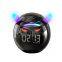 Blue Tooth 5.0 Speaker With LED Digital Alarm Clock Music Player Wireless Ball Shape Clock Speaker Mini Speaker