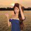 2025 summer new French pure style bow decoration love hollow one-line collar T-shirt top