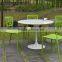 Modern plastic tables and chairs on sale