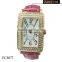 stainless steel back water resistant charm hand watch for girl