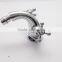 No.23802 Chrome Palting Desk Mounted Dual Levers Brass Bidet Faucets