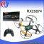 New products 4 channe mini rc plane with light mini drone