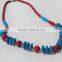 Artificial Layered Necklace Beaded drop Tribal Bone Jewelry