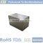 Metal rectangular tissue tin box for household articles