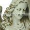 Garden Angel with Harp Wind Chimes