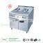 2 tanks gas fryer (2 baskets) with cabinet