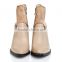 High heel ankle platform boots side zipper inner height ladies wedge boots women designer boots