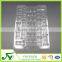 Disposable hard plastic electronics packaging container