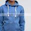 Guangzhou Hongxiong cheap price blue pullover men plain bulk hoodies