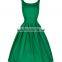 sleeveless pleated dress candy color dresses princess dresses