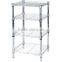 Ultra chrome 5- tier NSF Wire Shelving Rack with Wheels