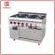 Stainless steel gas stove with 6 burner with high quality