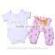 Newborn baby romper,children clothes, toddler baby elastic romper,gold dot pant cheap