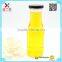 glass drinking bottle for milk with screw metal lid 200ml