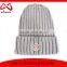 Branded long knitted beanie hat woolen plain beanie cap wholesale