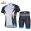 Summer uv-protection short sleeve compression men cycling wear team