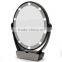 10X magnifying desktop led makeup mirror with organizer
