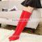 knee high socks women school young girls sock,wholesale red white cat design socks