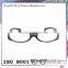 Gradient color and pattern with shiny coating plastic glasses