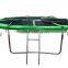 10ft outdoor folding trampoline with safety enclosure for sale from the factory