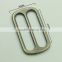 Manufacturers zinc alloy metal brass adjustable strap buckle sliders for 40mm webbing strap