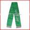 durable football scarf,130*14cm satin flag,high quality sports fans scarf