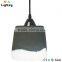 Concrete Resin big pendant light with metal canopy and copper wire
