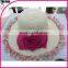 2015 fashion summer flower lady bowknot beach wholesale cheap sapphire blue hat