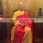 Life size religious waxwork of buddha wax figure