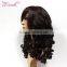 Hot selling middle length black curly hair cheap fashion wig wholesale
