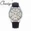 Chaxigo factory cheap fashion leather watch,couple watch,wholesale watches