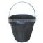 Recycled rubber pail with handle,Tyre rubber buckets,cubo de goma 18L