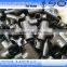 black steel welding reducing tee