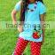 student girl cotton apple back to school outfit clothes