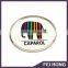 Newest Popular design lapel pin with logo printing no nold fee gifts