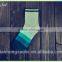 Korea Harajuku gradient stripes men tube socks cotton socks wholesale