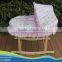 hand made cradle baby moses basket / moses basket set /maize basket/ bassinet,/ corn basket /with rocking stand BB009