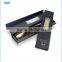 printed packaging hair extension paper box with clear window