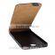 filp up and down real cow leather mobile phone case for Motorola MOTO Nexus 6